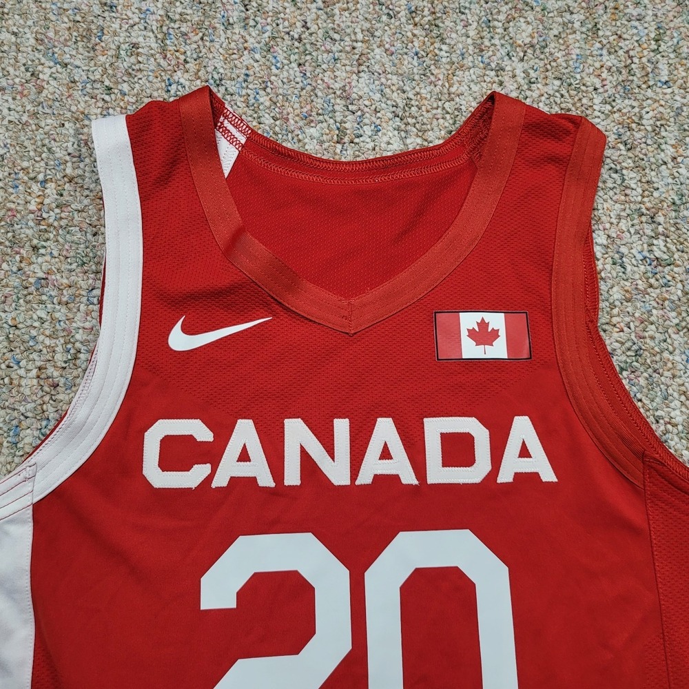 Canada Team Issued Jersey Size 48 Nike 2020 Olympics Mens Basketball + 4 - Picture 2 of 15